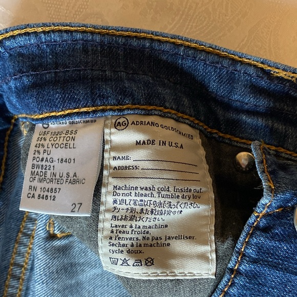 AG The Tomboy Crop Size 27 - Picture 3 of 5